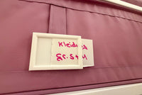 Etikettenrahmen für IKEA SKUBB mit Beschriftung – wiederverwendbarer Labelhalter